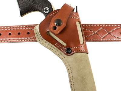 DeSantis Gunhide 189NJ3UZ0 Wild Hog  OWB Natural Leather Belt Fits Heritage Rough Rider 6.50 Ambidextrous