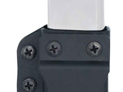 DeSantis Gunhide A100KJKKZ0 Persuader Mag Pouch  IWB/OWB Black Kydex Belt Clip Compatible w/ Sig P365, Kimber R7 Mako Ambidextrous