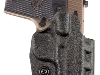 DeSantis Gunhide D94KA7QZ0 Cazzuto  OWB Black Kydex Paddle Fits Ruger 57 Right Hand