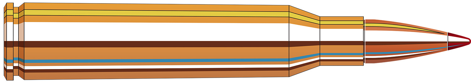 Hornady 82318 Custom  338LapuaMag 240gr CX 20 Per Box/6 Case