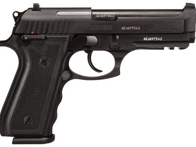 Taurus 1-917C41 917C  Full Size Frame 9mm Luger 18+1 4.30″ Matte Black Steel Barrel, Serrated Steel Slide, Black Anodized Aluminum Frame w/Beavertail & Picatinny Rail, Black Target Grip, Ambidextrous