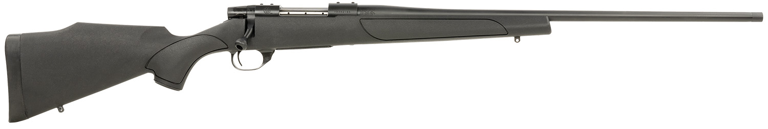 Weatherby VTX306SR2T Vanguard Obsidian Full Size 30-06 Springfield 5+1 22″  Blued #2 Contour Threaded Barrel, Blued Drilled & Tapped Steel Receiver, Black Monte Carlo Synthetic Stock