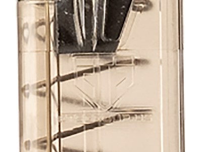 ETS Group OMGGLK19 Omega  15rd 9mm Compatible w Glock 19 Gen1-5 Translucent Smoke