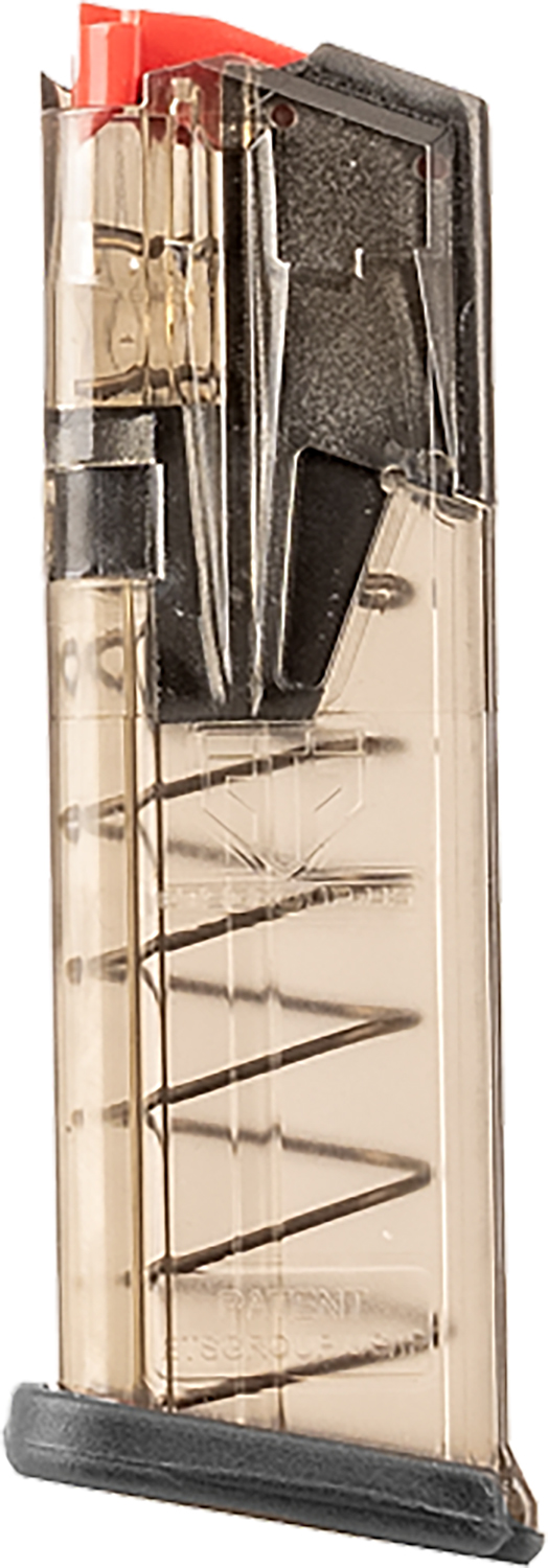 ETS Group OMGGLK19 Omega  15rd 9mm Compatible w Glock 19 Gen1-5 Translucent Smoke