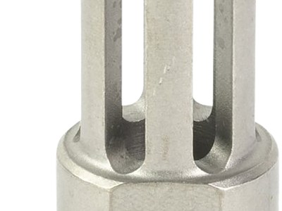 Samson 040606200 Flash Hider  Stainless Steel, Fits Ruger 10/22
