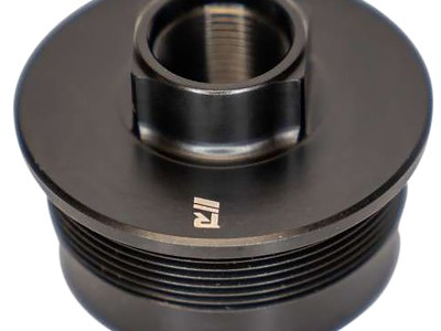 Rugged Suppressors DTM004 Universal Direct Thread Mount  M18x1 tpi, Black, Fits 1.375″-24 tpi Tube Threads