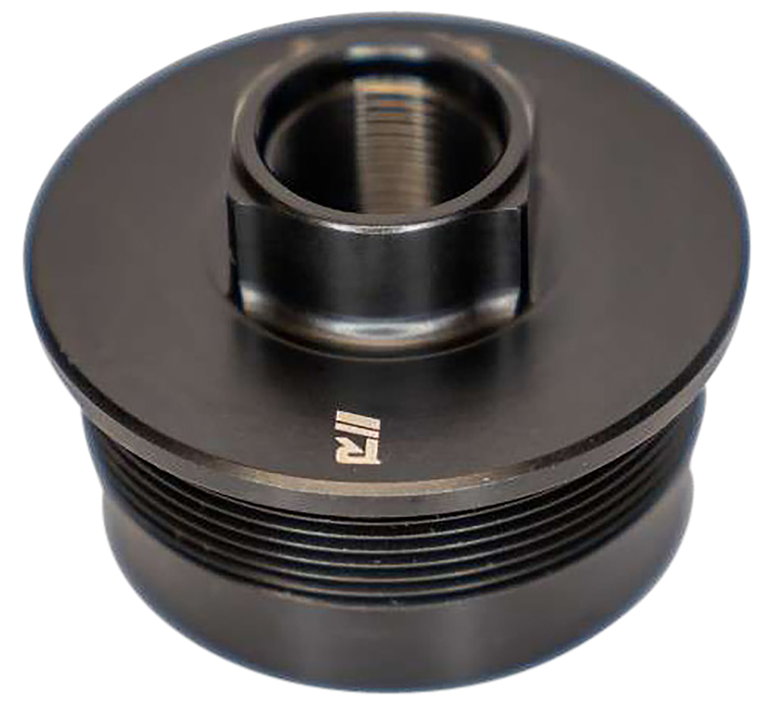 Rugged Suppressors DTM004 Universal Direct Thread Mount  M18x1 tpi, Black, Fits 1.375″-24 tpi Tube Threads