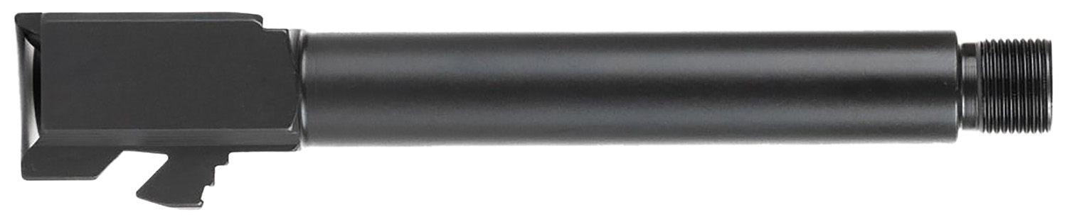 Ballistic Advantage BAPSG175T1Q Premium Series  9mm Luger Fits Glock 17 Gen 5 Fluted Threaded Black QPQ Stainless Steel