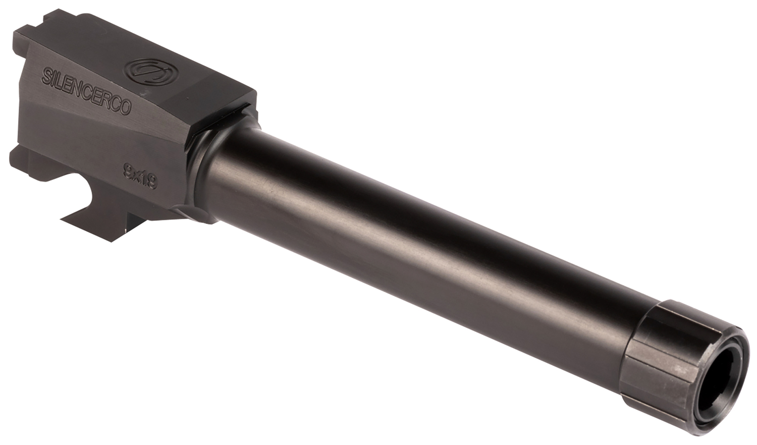 SilencerCo AC2486 Sig  9mm Luger 4.50″ Threaded Black Nitride Stainless Steel, Fits Sig P320 Compact