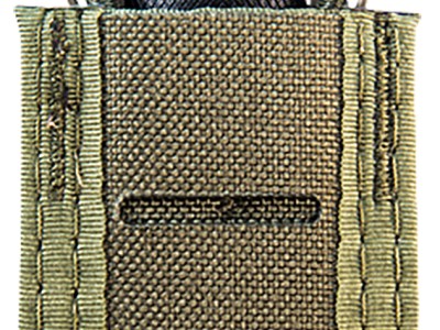 High Speed Gear 41PT00OD TACO Duty Single Pistol Mag, OD Green Nylon with MOLLE Exterior, Fits MOLLE & 2″ Belt