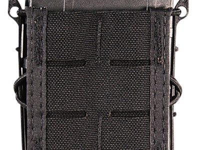 High Speed Gear 41TA00BK TACO Duty Single Rifle Mag Pouch, Black Nylon with MOLLE Exterior, Fits MOLLE & 2″ Belt