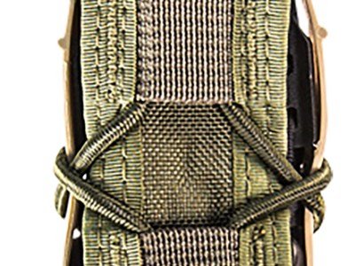 High Speed Gear 11PT00OD TACO Mag Pouch Single, OD Green Nylon, Mounts to MOLLE & 2″ Wide Belts