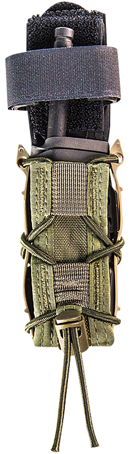 High Speed Gear 11PT00OD TACO Mag Pouch Single, OD Green Nylon, Mounts to MOLLE & 2″ Wide Belts