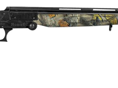 ATI G20NMD23C Nomad  20 Gauge Break Open 3″ 1rd 23″ Vent Rib, Black Barrel/Folding Rec, Camo Synthetic Furniture, Fiber Optic Sight, 2 Chokes