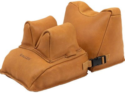 Allen 15125 Shooting Rest Combo Filled Front & Rear Light Brown Leather