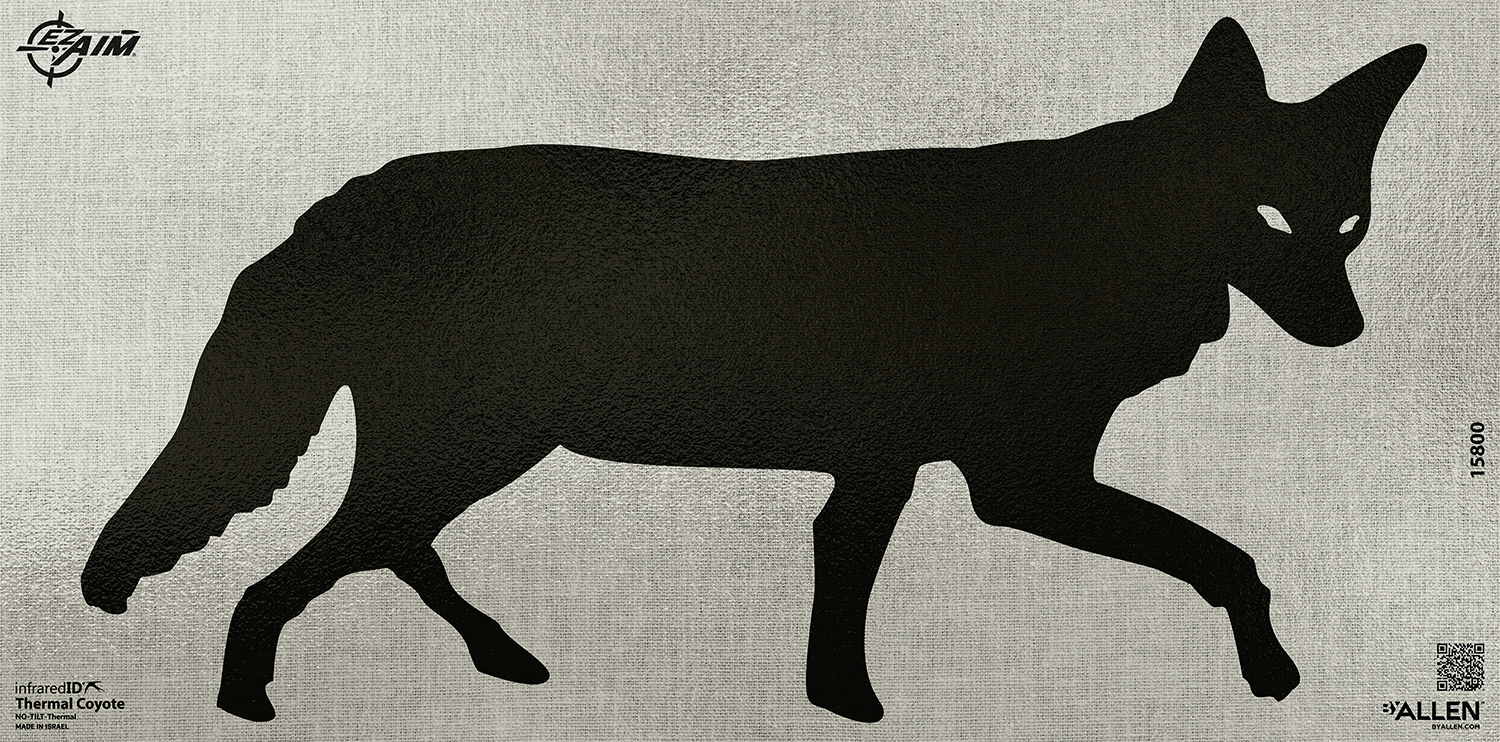 EZ-Aim 15800 Coyote Adhesive Thermal ID Paper 24″ x 12″ Black/Gray