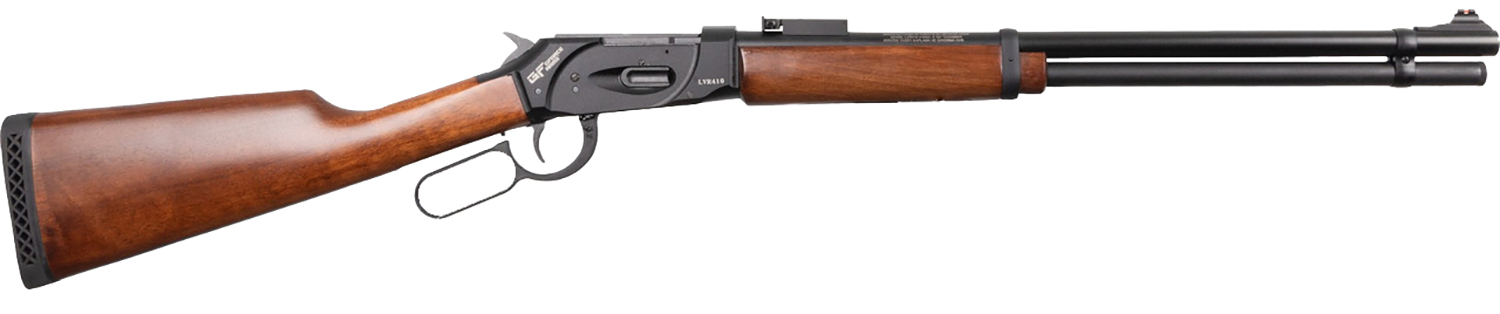Gforce Arms GFLVR410S Saddlehorn  Lever 2.50″ 9+1 24″ Black Steel Barrel, Black Picatinny Rail Aluminum Receiver, Fixed Walnut Stock