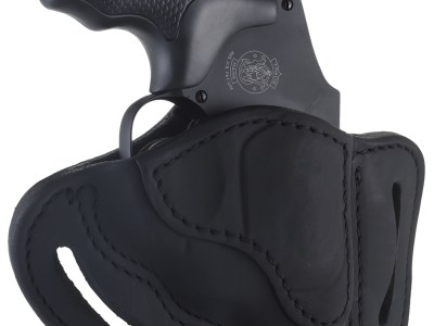 1791 Gunleather RVHX1SBLR RVHX-1  OWB Size 01 Stealth Black Leather Belt Slide, J-Frame, Right Hand