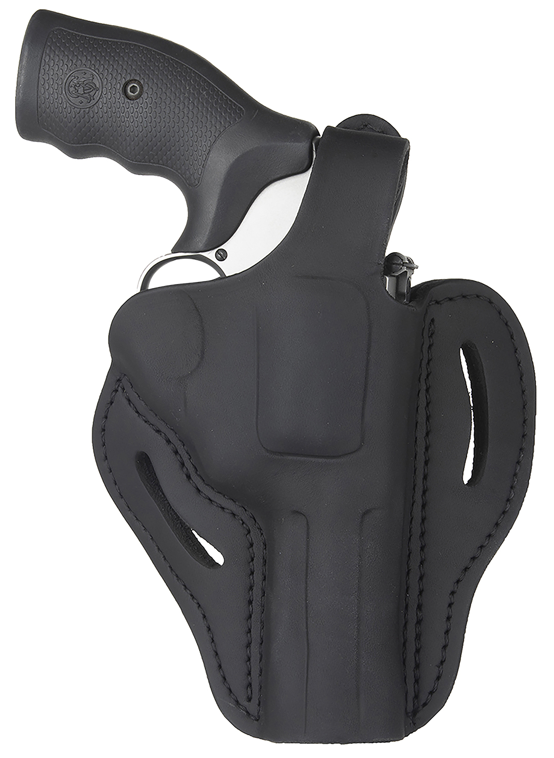 1791 Gunleather RVHX2SBLR RVHX-2  OWB Size 02 Stealth Black Leather Fits Up to 4″ Barrel, K/L-Frame, Belt Slide Right Hand