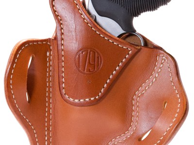 1791 Gunleather RVHX3CBRR RVHX-3  OWB Size 03 Classic Brown Leather Belt Slide Right Hand