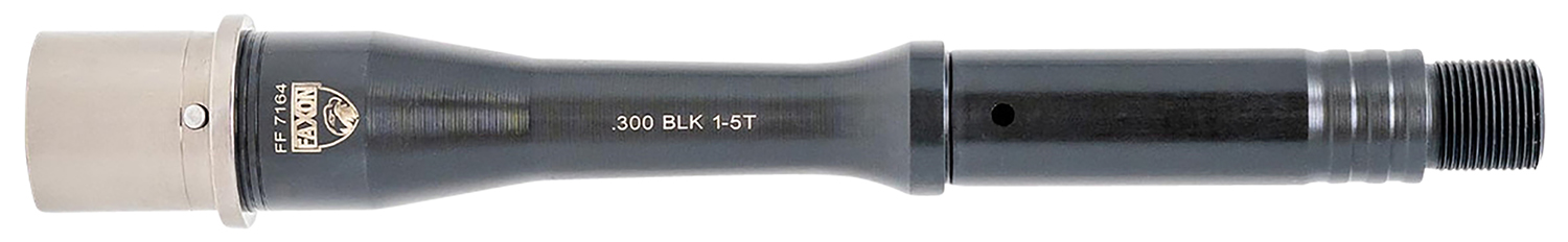 Faxon Firearms 15B35P7NGQ5RNP3 Match Series Gunner 300 Blackout 7.50″ Threaded Black QPQ Stainless Steel, Fits AR15