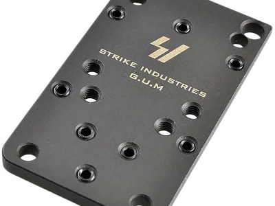 Strike Industries GLOCKGUMV2 Universal Optic Mount for Glock Version 2  Black Compatible w/Glock (Except 42/43/43X/48)