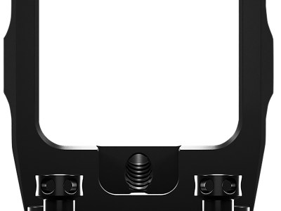 Radian Weapons H0018 Guardian Optic Guard  Black Frame Compatible w/Glock MOS, Trijicon RCR Footprint