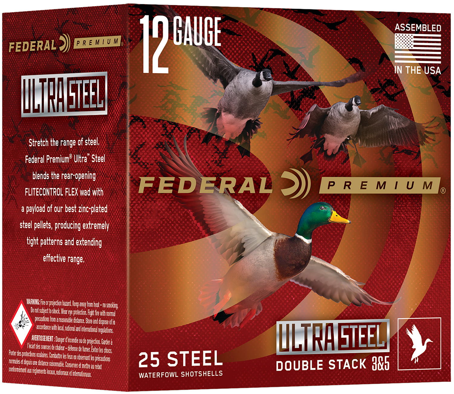 Federal PWUX142BB Premium  12Gauge 3″ 1 1/4 oz BB Shot 25 Per Box/10 Cs