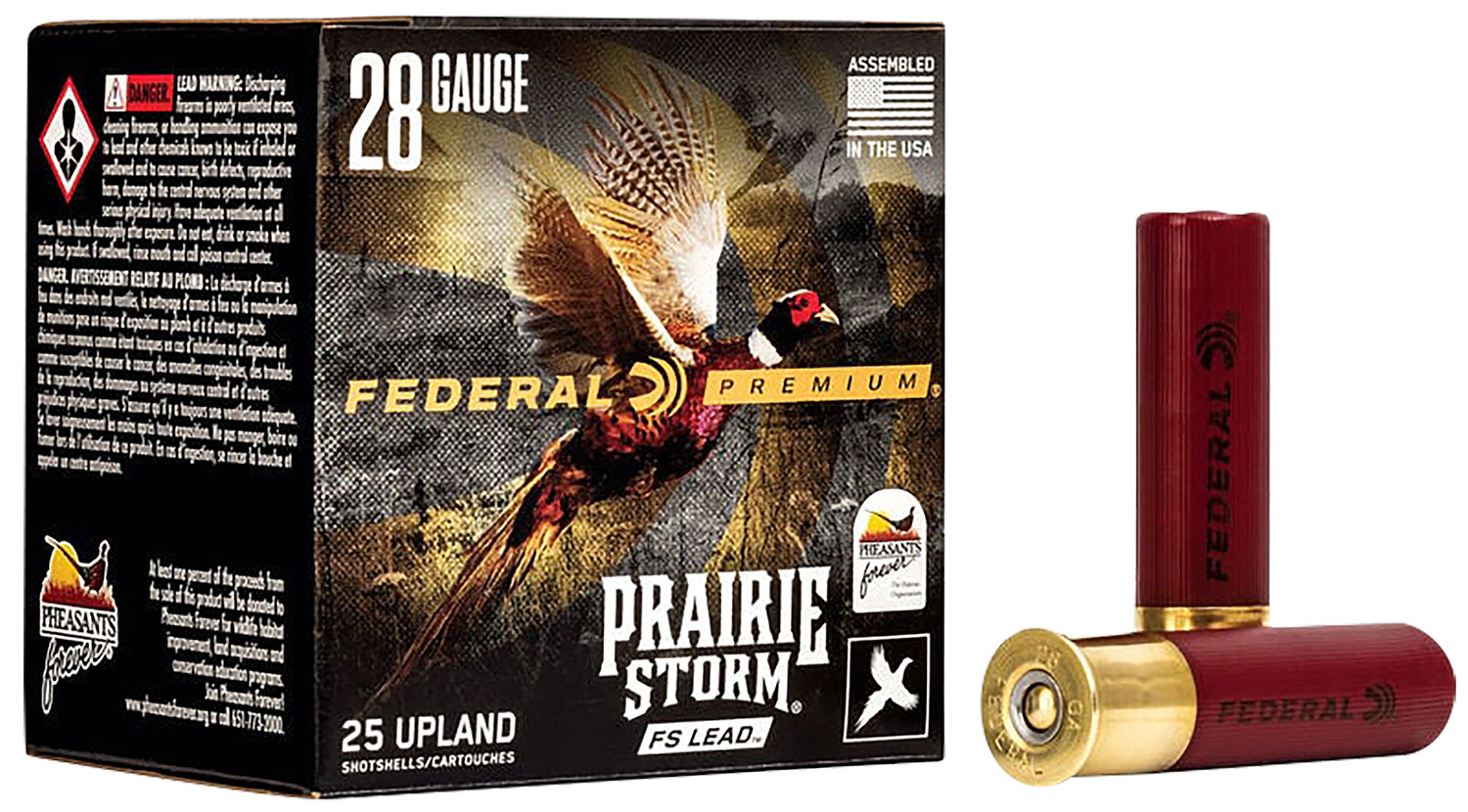 Federal PFX285FS6 Premium Prairie Storm FS 28Gauge 3″ 7/8oz 6Shot 25 Per Box/10 Case