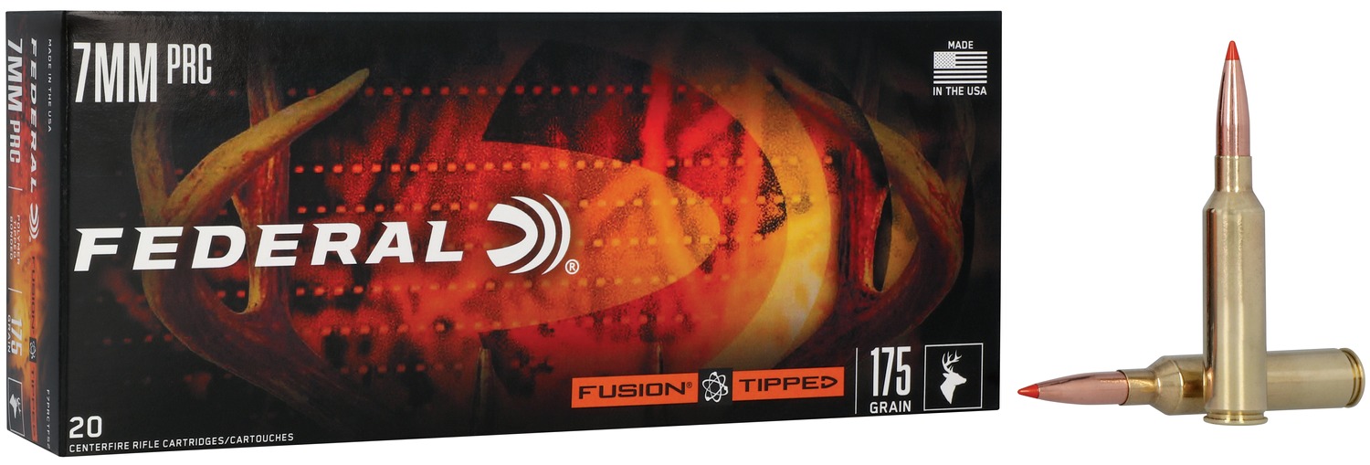 Federal F7PRCTFS2 Fusion  7mmPRC 175gr Bonded Soft Point 20 Per Box/10 Case