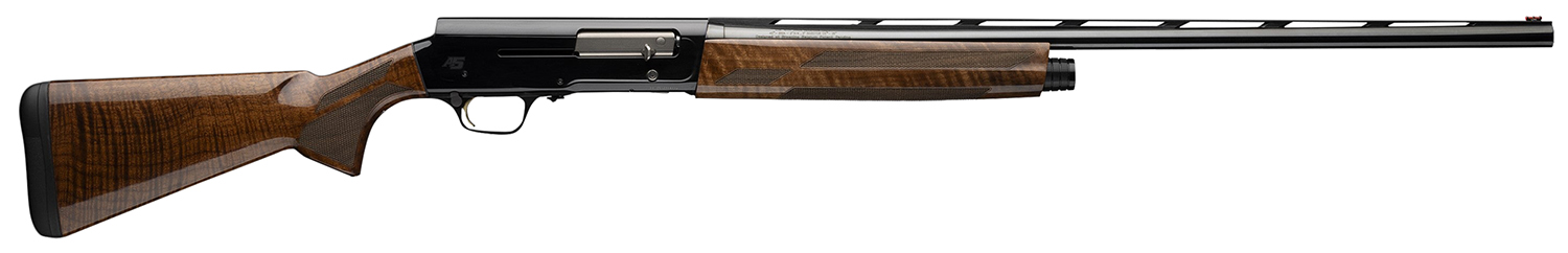 Browning 0118006004 A5 Hunter 20 Gauge Semi-Auto 3″ 4, 2 3/4″ Shells 28″ High Gloss Blued Vent Rib Barrel, Gloss Black Anodized Aluminum Receiver, Adjustable LOP & Shim Gloss Turkish Walnut Wood Stock