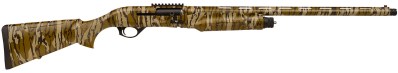 Gforce Arms GFONE1224MO1 One Turkey 12 Gauge 3″ 3+1 24″ Steel Barrel, Picatinny Rail Receiver, Fixed Mossy Oak Bottomland Synthetic Stock
