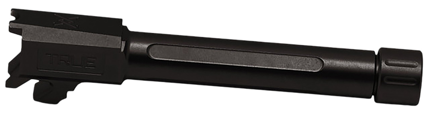 True Precision Inc TPSHCPBXTBL Springfield  9mm Luger 3.70″ Threaded Black Nitride Stainless Steel, Fits Springfield Hellcat Pro