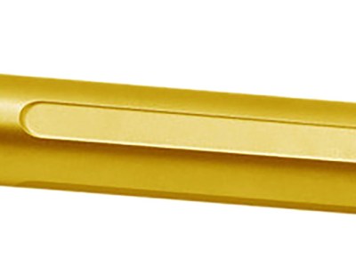 True Precision Inc TPSHCPBXTG Springfield  9mm Luger 3.70″ Threaded Gold TiN Stainless Steel, Fits Springfield Hellcat Pro