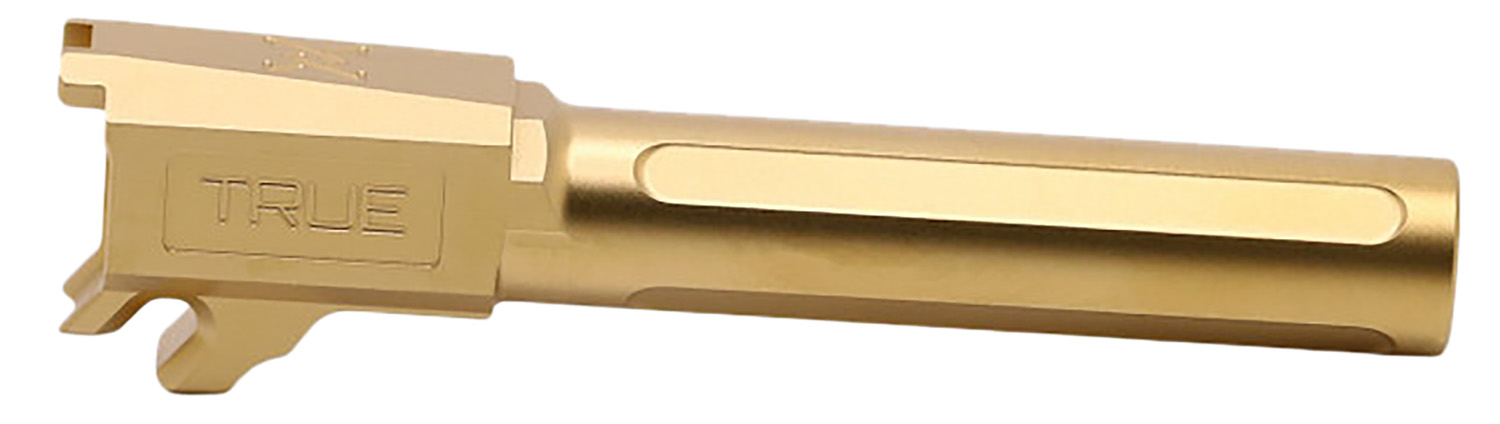 True Precision Inc TPP365XLBXG Sig  9mm Luger 3.70″ Fluted Gold TiN Stainless Steel, Fits Sig P365XL/P365X-MACRO