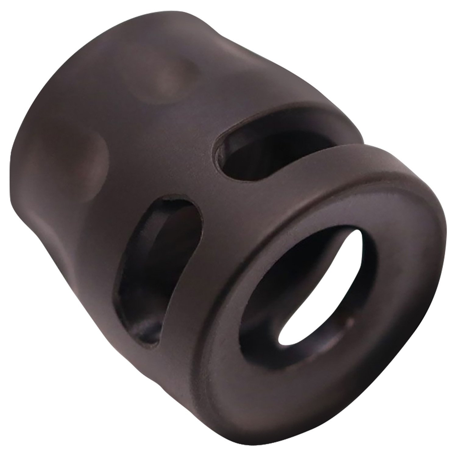 True Precision Inc TPSMICROBC Micro Compensator S-Type Black DLC 416R Stainless Steel 1/2″x28 Threads 9mm/380 ACP