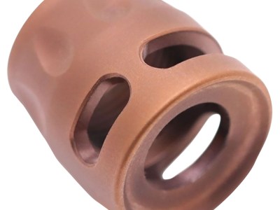 True Precision Inc TPSMICROC Micro Compensator S-Type Copper 416R Stainless Steel 1/2″x28 Threads 9mm/380 ACP