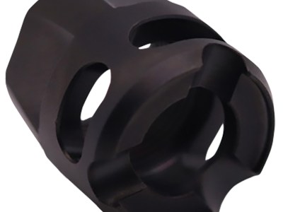 True Precision Inc TPYMICROBC Micro Compensator Y-Type Black DLC 416R Stainless Steel 1/2″x28 Threads 9mm/380 ACP