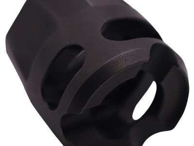 True Precision Inc TPYMICROBL Micro Compensator Y-Type Black Nitride 416R Stainless Steel 1/2″x28 Threads 9mm/380 ACP