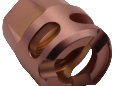 True Precision Inc TPYMICROC Micro Compensator Y-Type Copper 416R Stainless Steel 1/2″x28 Threads 9mm/380 ACP