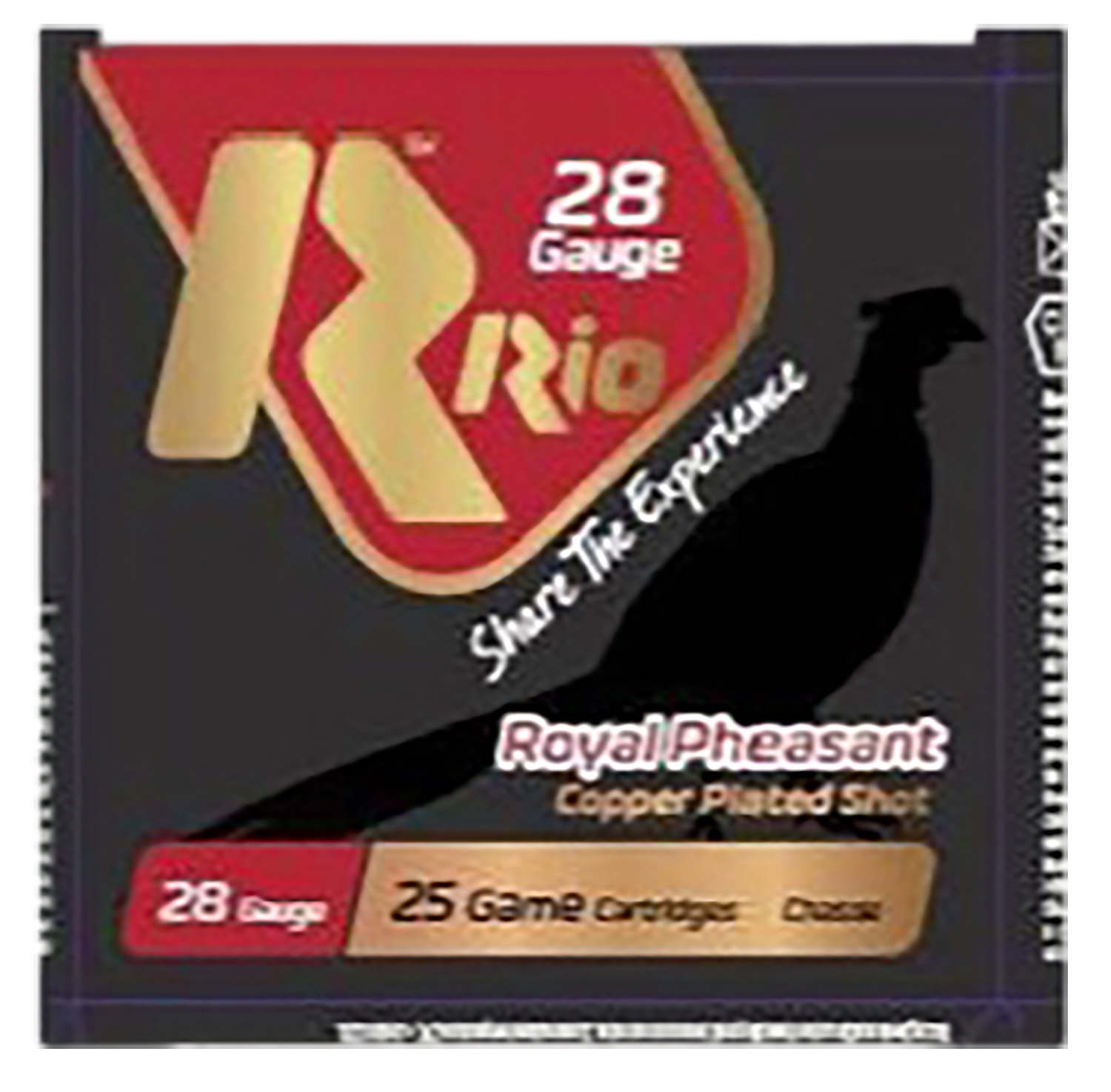 Rio Ammunition RPC285 Royal Pheasant  28Gauge 2.75″ Copper-Plated 5Shot