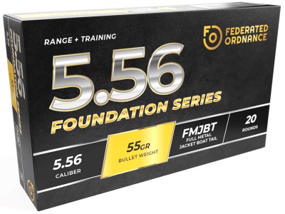 Nemo Arms 556M193NA55FO   5.56mm 55gr Full Metal Jacket Boat Tail 20 Per Box/50 Case