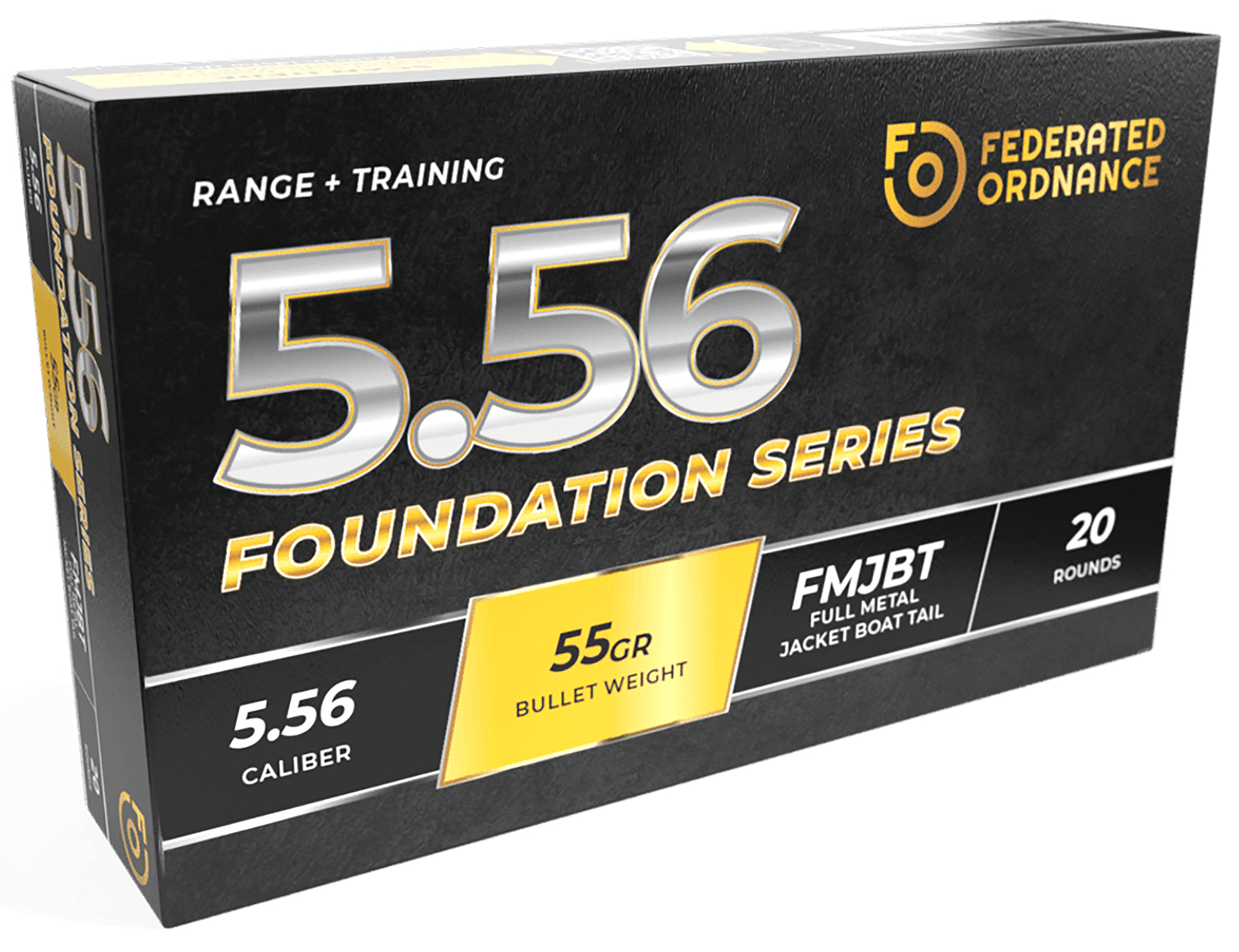 Nemo Arms 556M193NA55FO   5.56mm 55gr Full Metal Jacket Boat Tail 20 Per Box/50 Case