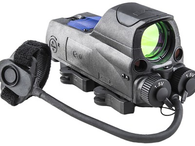 Meprolight USA 0687743 MOR PRO  Black 1 x 30 mm 2.2 MOA Dot/Bullseye Reticle Green & IR Laser