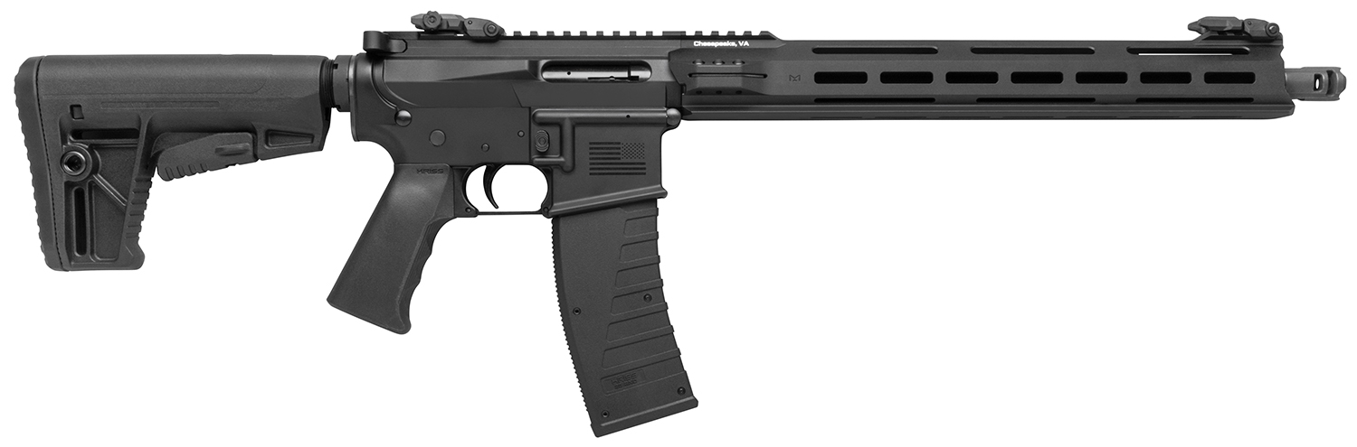Kriss USA DM22CBL04 DMK22C Arca Full Size 22 LR 25+1 16.50″ Black Nitride Steel Threaded Barrel, Black Aluminum Receiver, Arca Swiss Handguard, Black Synthetic 6 Position Stock