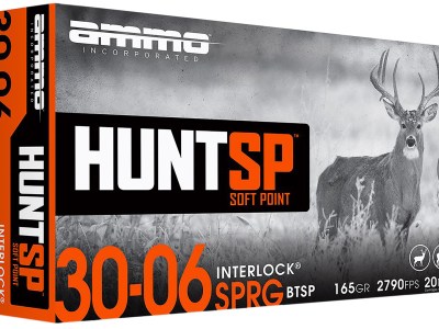 Ammo Inc 3006165SPA20 Hunt  30-06Springfield 165gr Soft Point 20 Per Box/10 Case