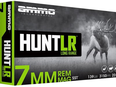 Ammo Inc 7MM139SSTA20 Hunt Long Range 7mm 139gr Super Shock Tip 20 Per Box/10 Case