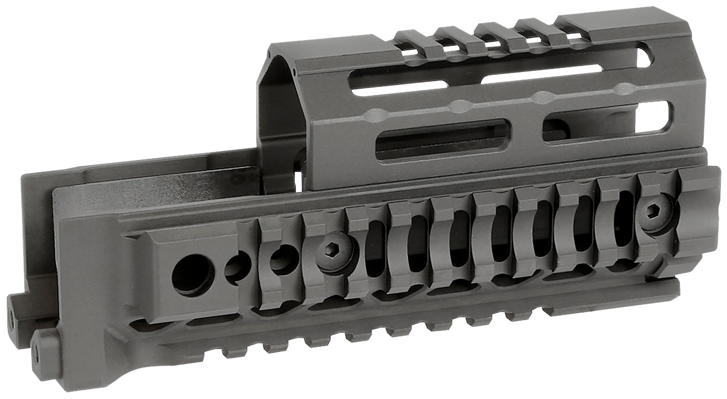Midwest Industries MIAKALPHAQR6  AK Alpha Black 6061 Aluminum AK-47/AK-74 6.00″ Long