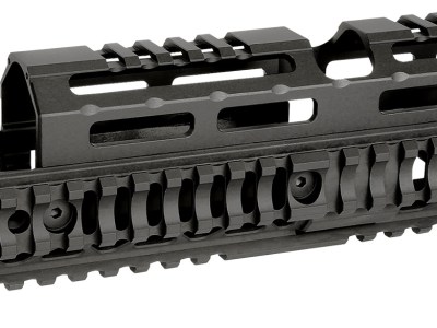 Midwest Industries MIAKALPHAQR10  AK Alpha Black 6061 Aluminum AK-47/AK-74 10.0″ Long