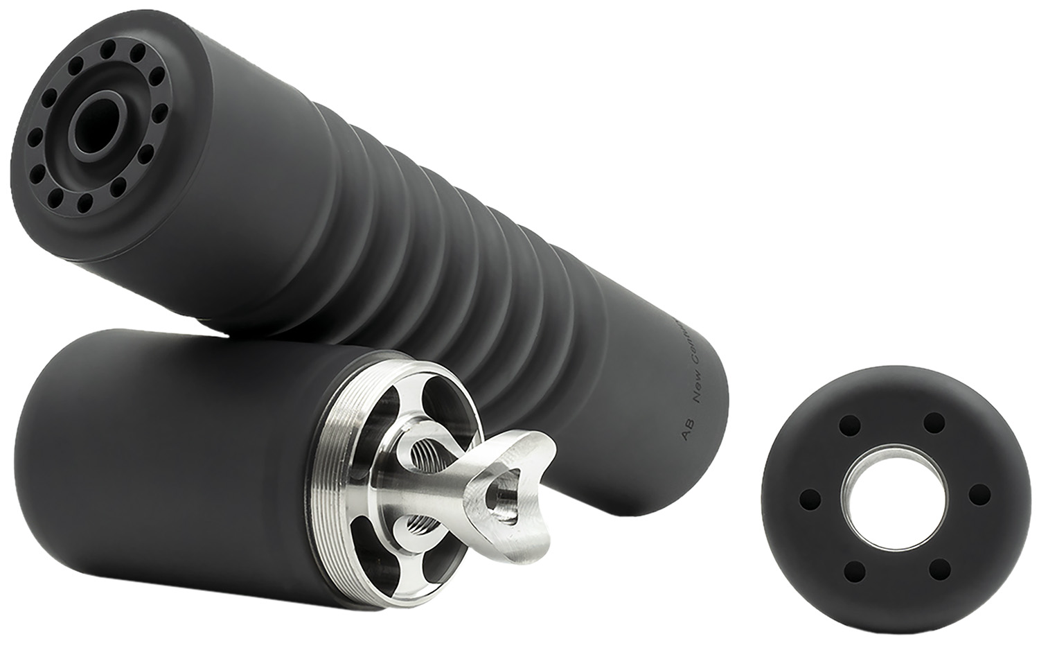 Ab Suppressor F22-78-BB Raptor  7.62mm 1.625″ Black Titanium 5/8″x24